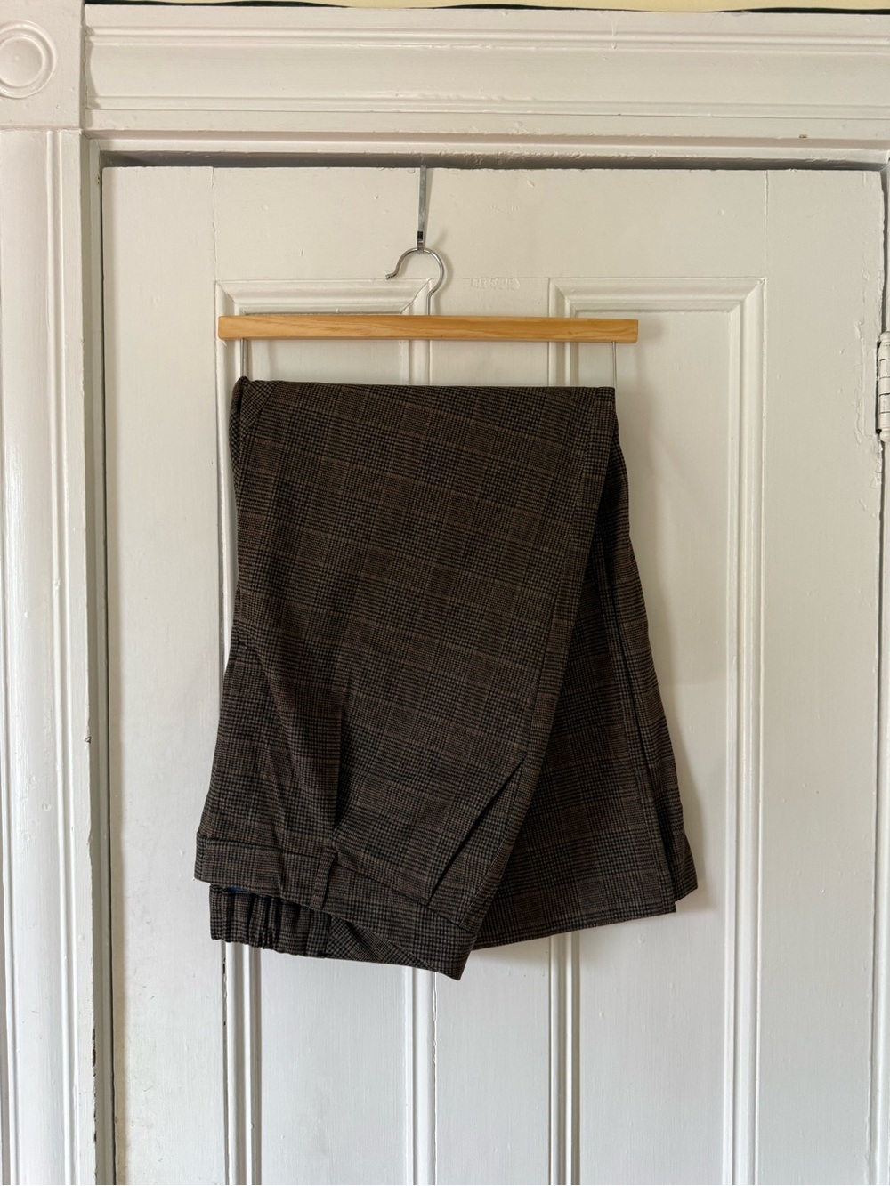 Old Navy Brown Plaid Women's Trousers